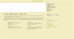 Desktop Screenshot of jura-evasion.ch